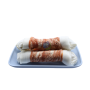 snowflake salmon wrapped knotted rawhide 7 inch